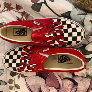 Vintage van shoes only slipped on and back off